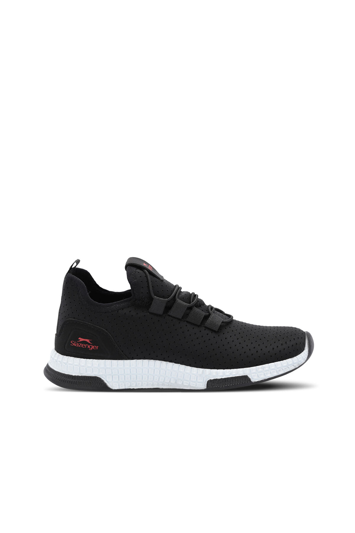 Slazenger ABENA NOK Unisex Çocuk  Siyah / Kırmızı Günlük Spor Ayakkabısı