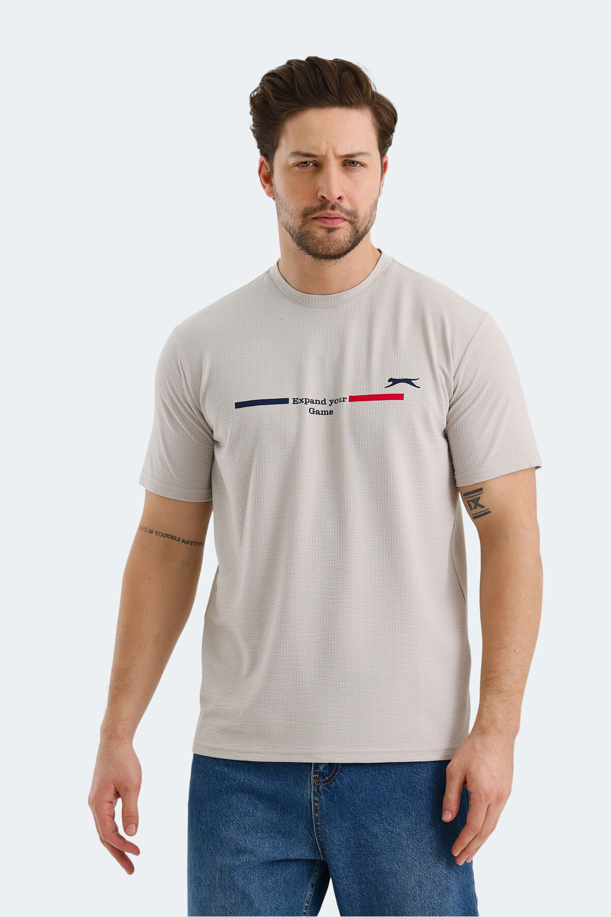 Slazenger BANDIT Erkek  Gri Tişört