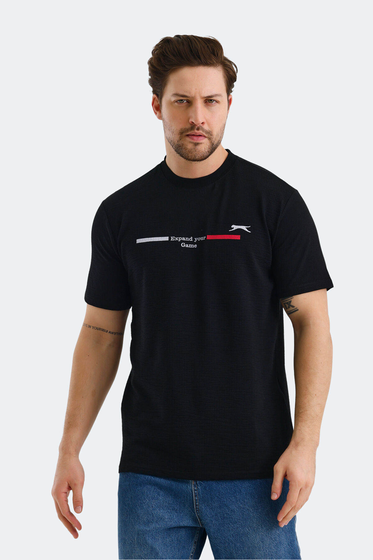 Slazenger BANDIT Erkek  Siyah Tişört