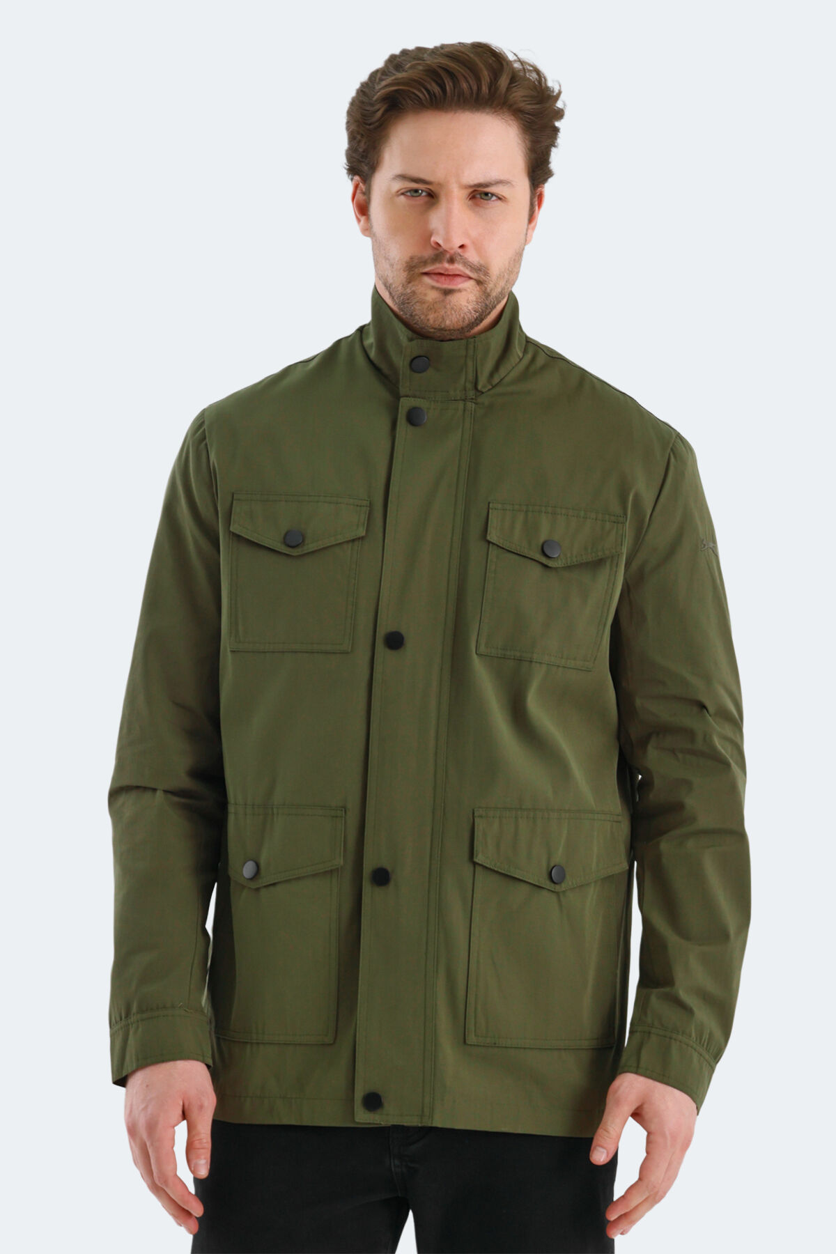 Slazenger BROOKS Erkek  Yeşil Mont & Kaban
