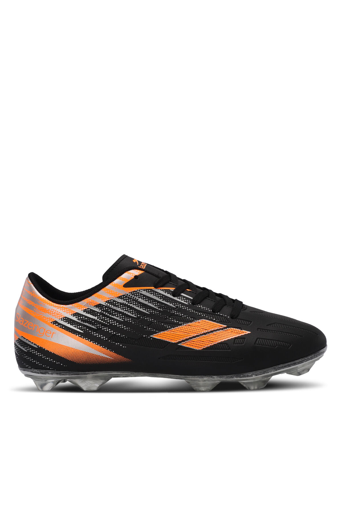 Slazenger CAMBLY KR Erkek Krampon Siyah / Turuncu Futbol Ayakkabısı