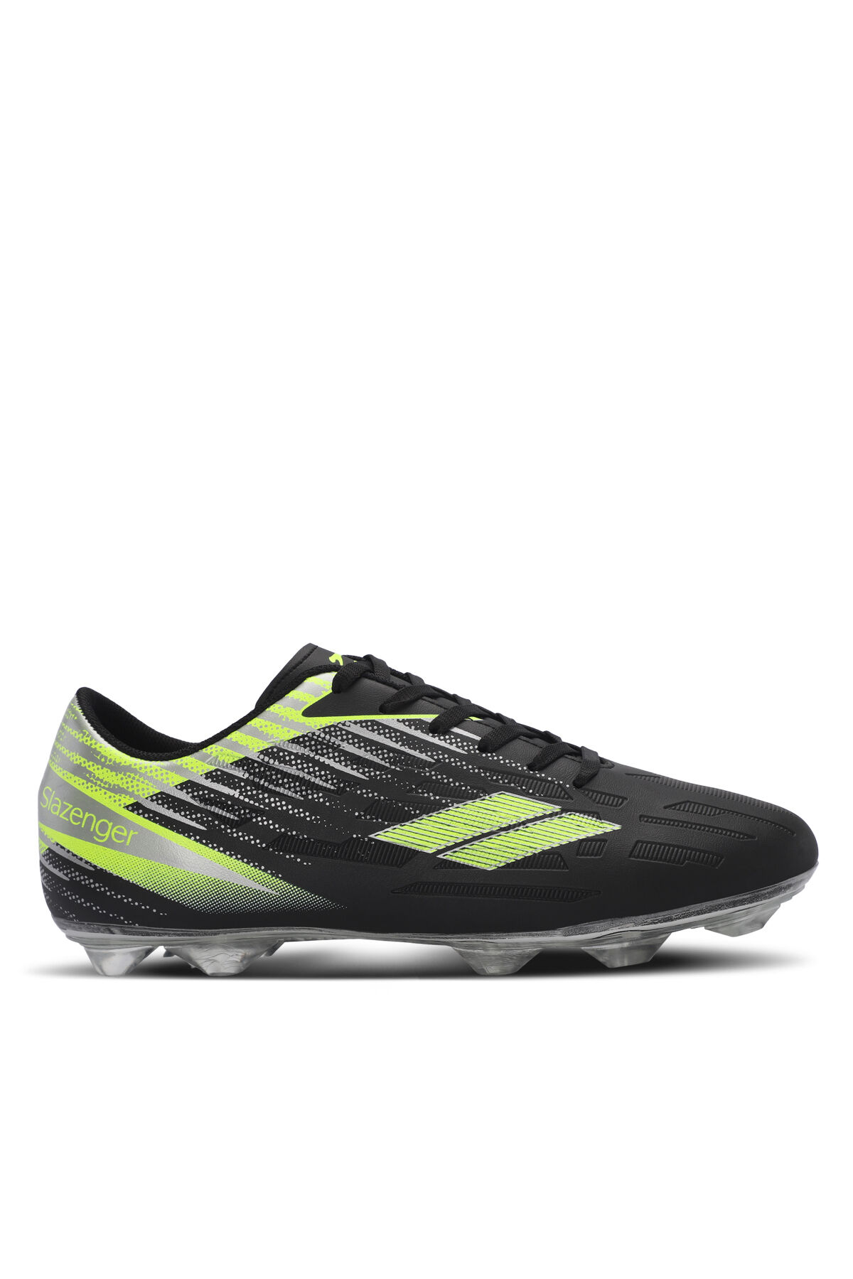 Slazenger CAMBLY KR Erkek Krampon Siyah / Yeşil Futbol Ayakkabısı