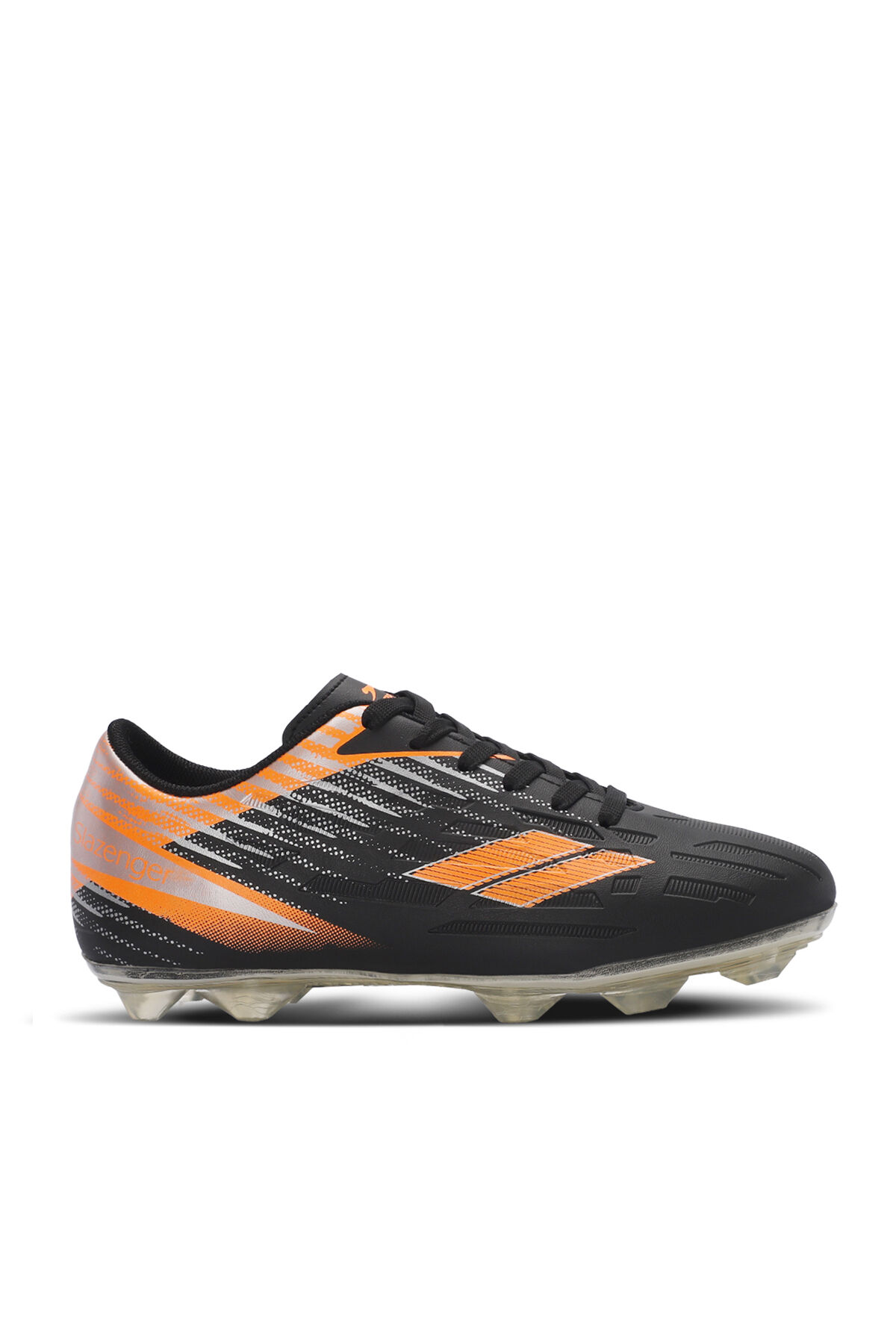 Slazenger CAMBLY KR Erkek Çocuk Krampon Siyah / Turuncu Futbol Ayakkabısı