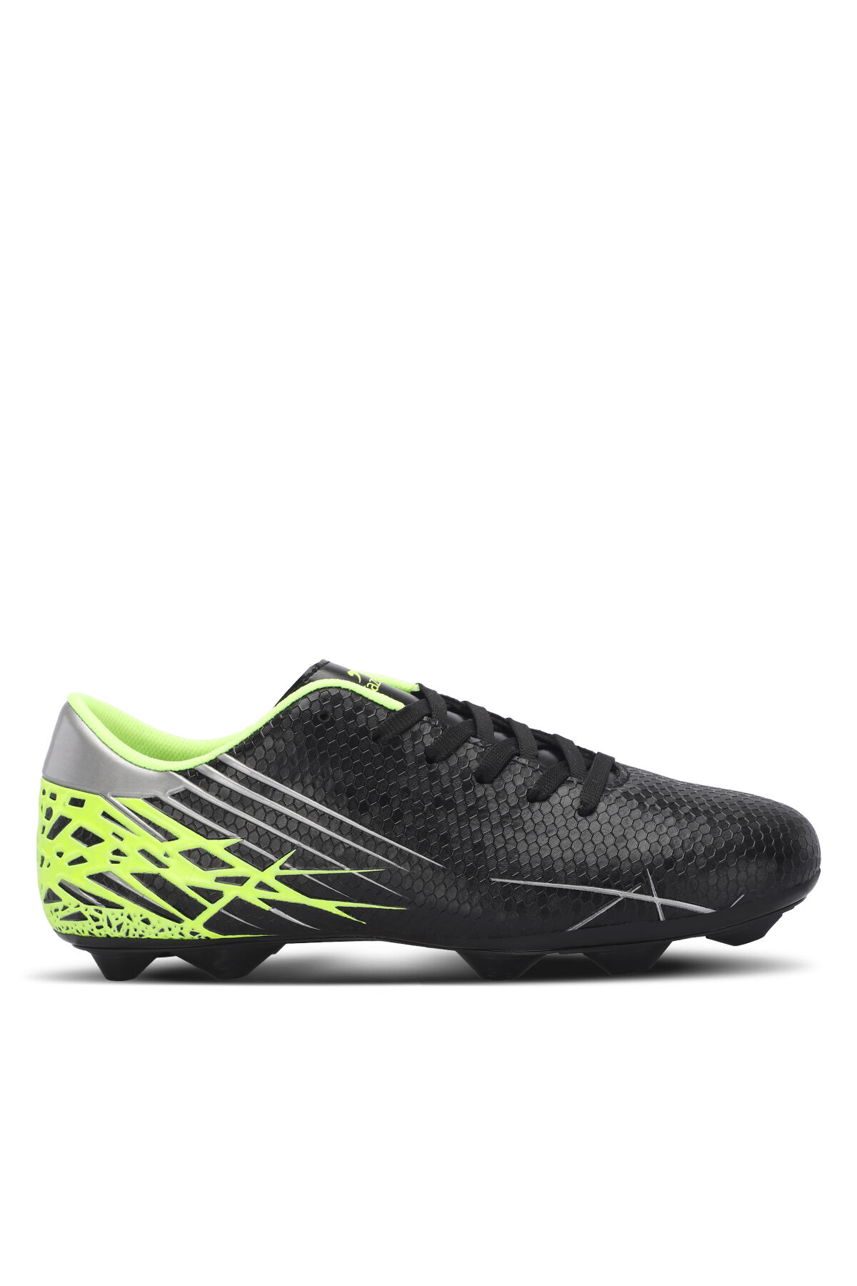 Slazenger CARLO KR I Erkek Krampon Siyah / Yeşil Futbol Ayakkabısı