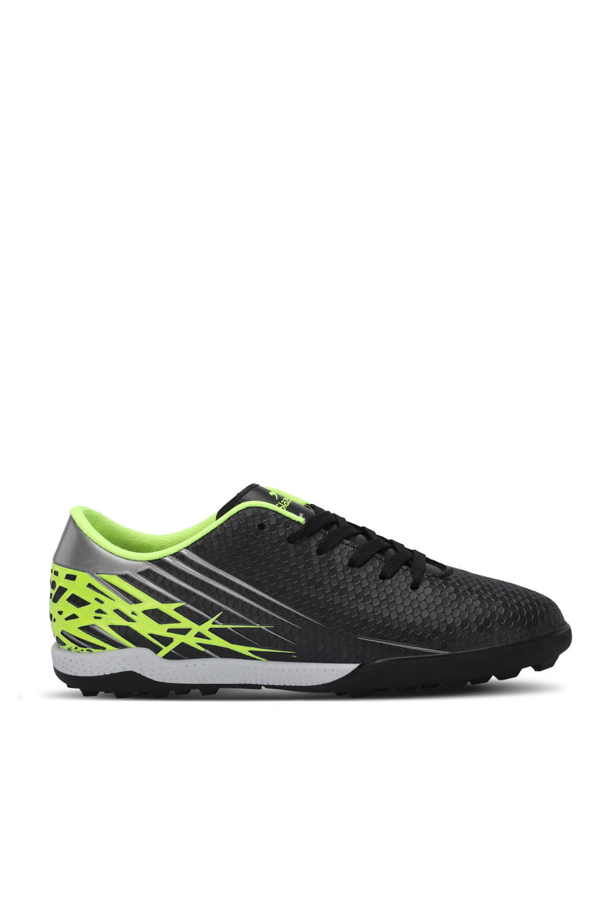 Slazenger CARLO HS I Unisex Çocuk Halı Saha Siyah / Yeşil Futbol Ayakkabısı