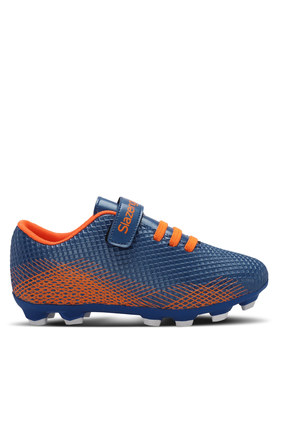 Slazenger CULTURAL KR Unisex Çocuk Krampon Saks Mavi Futbol Ayakkabısı