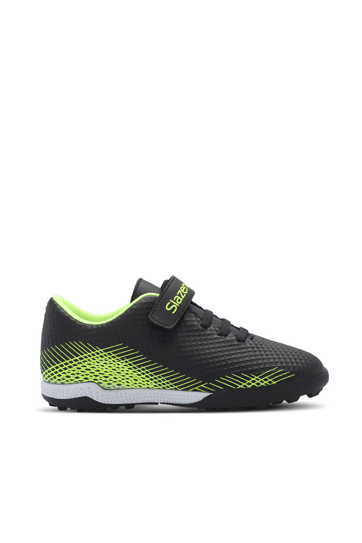 Slazenger CULTURAL HS Unisex Çocuk Halı Saha Siyah / Yeşil Futbol Ayakkabısı
