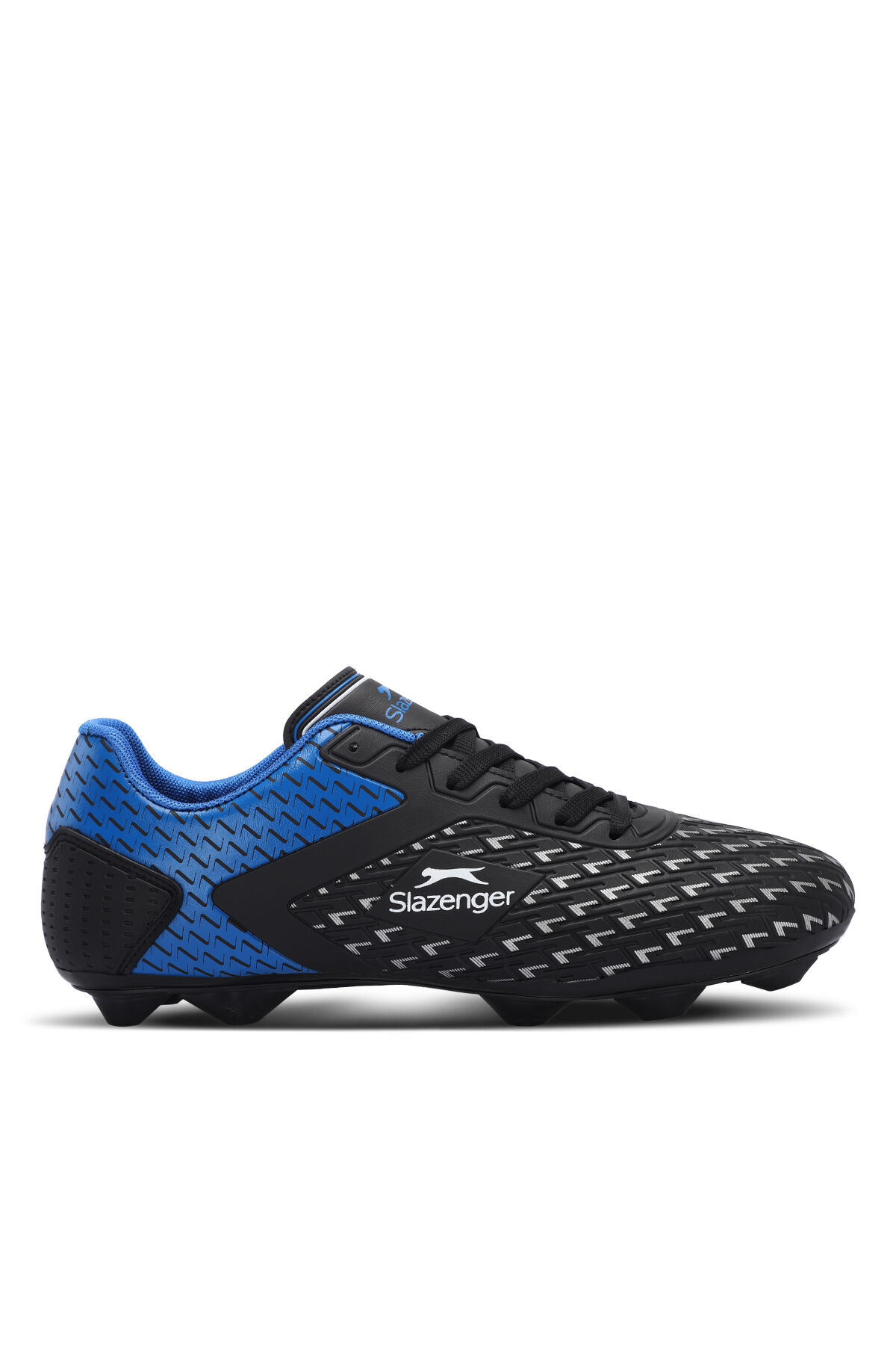 Slazenger CYCLE KR I Erkek Krampon Siyah / Mavi Futbol Ayakkabısı