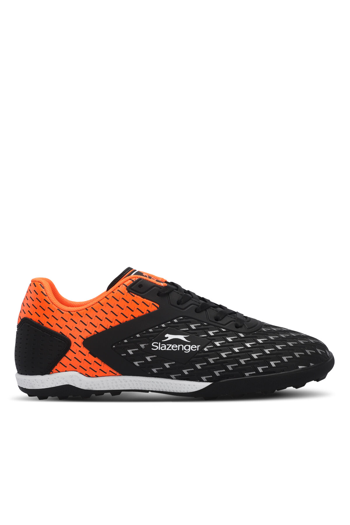Slazenger CYCLE HS I Erkek Halı Saha Siyah / Turuncu Futbol Ayakkabısı