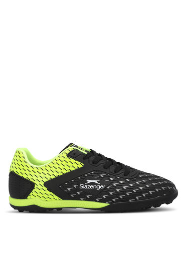 Slazenger CYCLE HS I Erkek Halı Saha Siyah / Yeşil Futbol Ayakkabısı - 1 Alana 1 Bedava