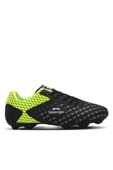 Slazenger CYCLE KR I Erkek Krampon Siyah / Yeşil Futbol Ayakkabısı - 1 Alana 1 Bedava