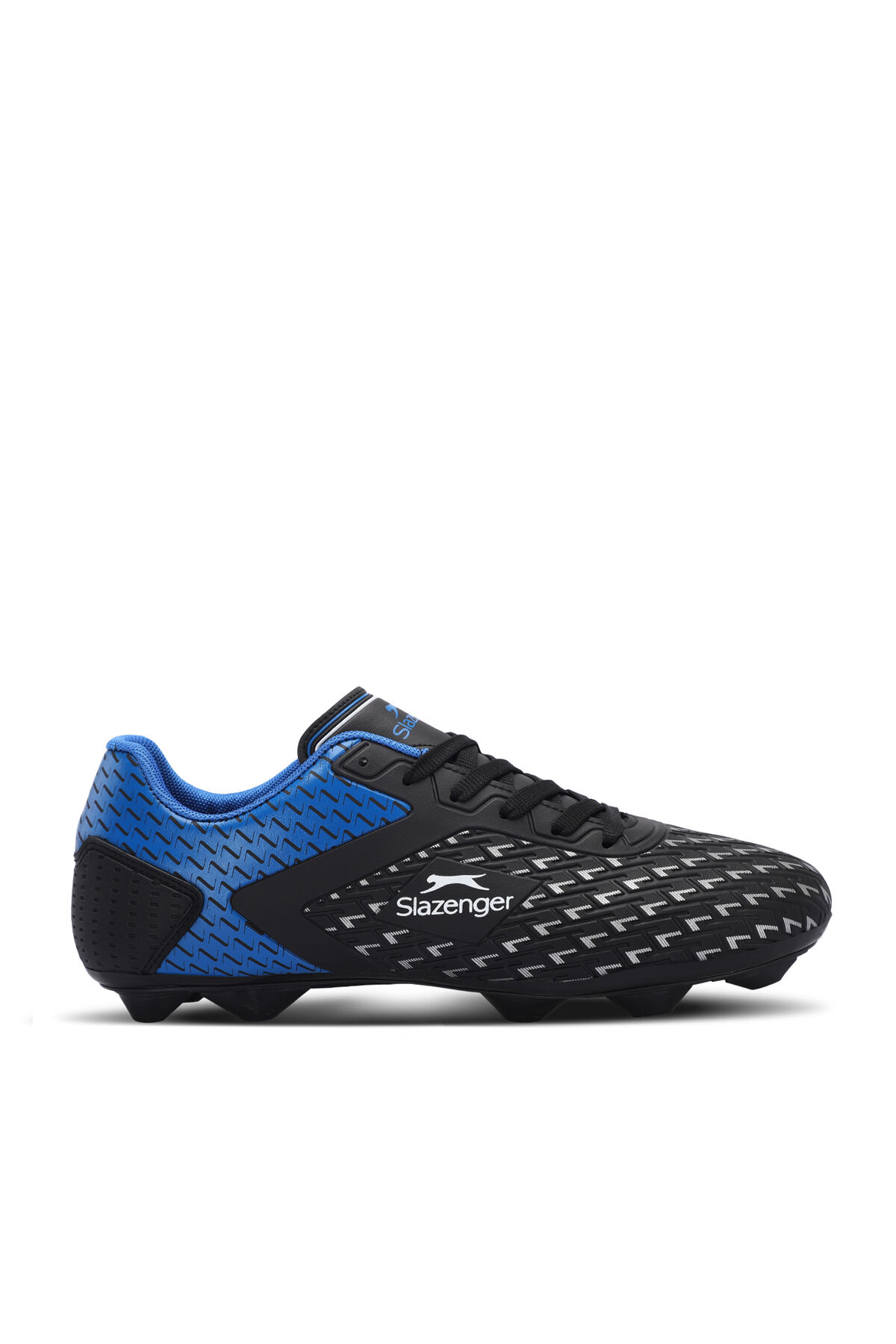 Slazenger CYCLE I KRP Unisex Çocuk Krampon Siyah / Mavi Futbol Ayakkabısı