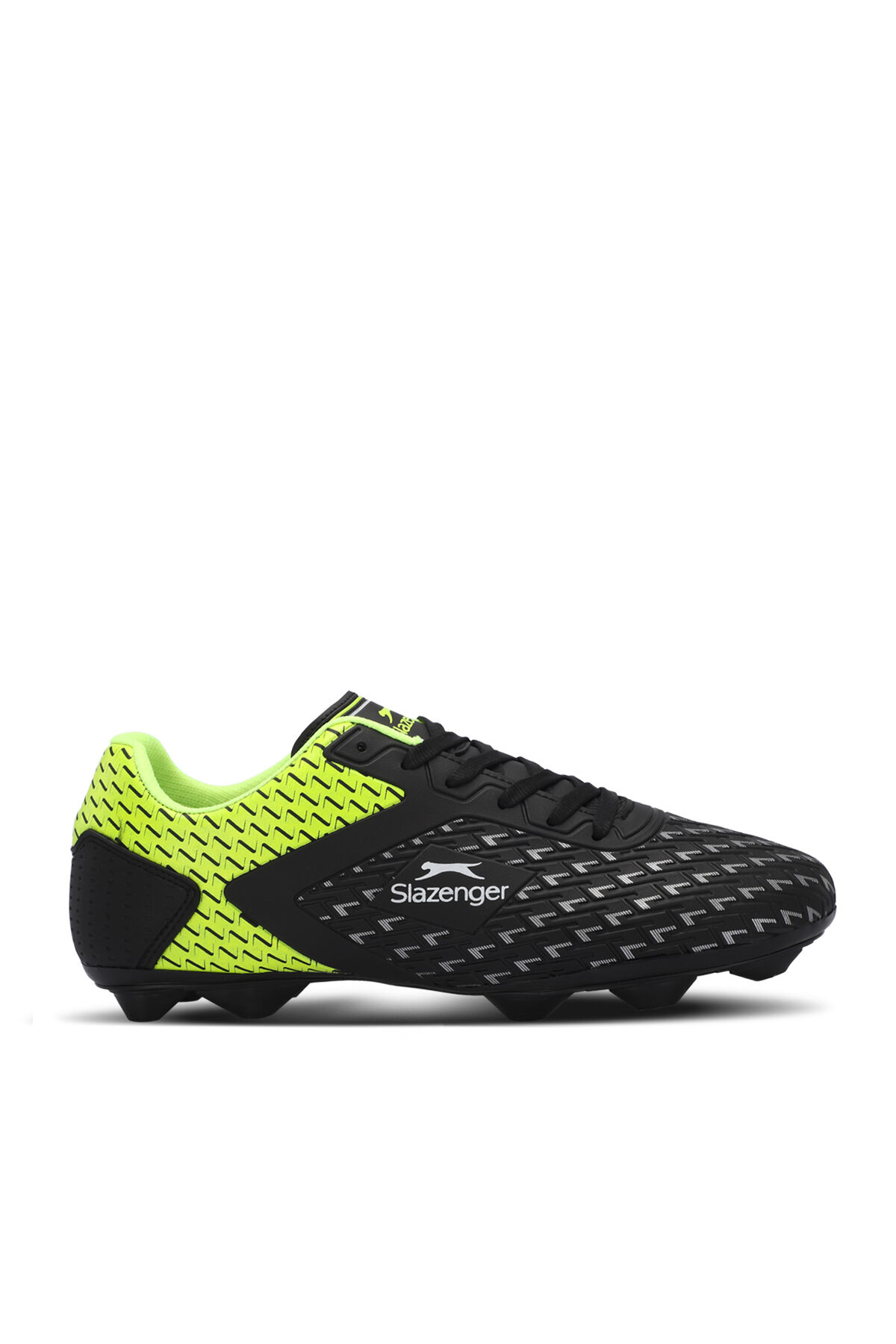 Slazenger CYCLE I KRP Unisex Çocuk Krampon Siyah / Yeşil Futbol Ayakkabısı