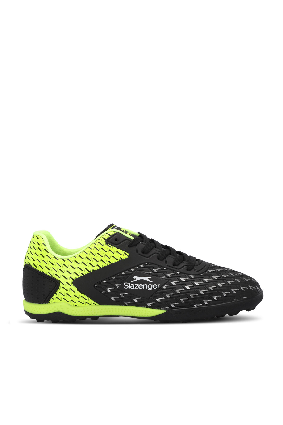 Slazenger CYCLE I HS Unisex Çocuk Halı Saha Siyah / Yeşil Futbol Ayakkabısı