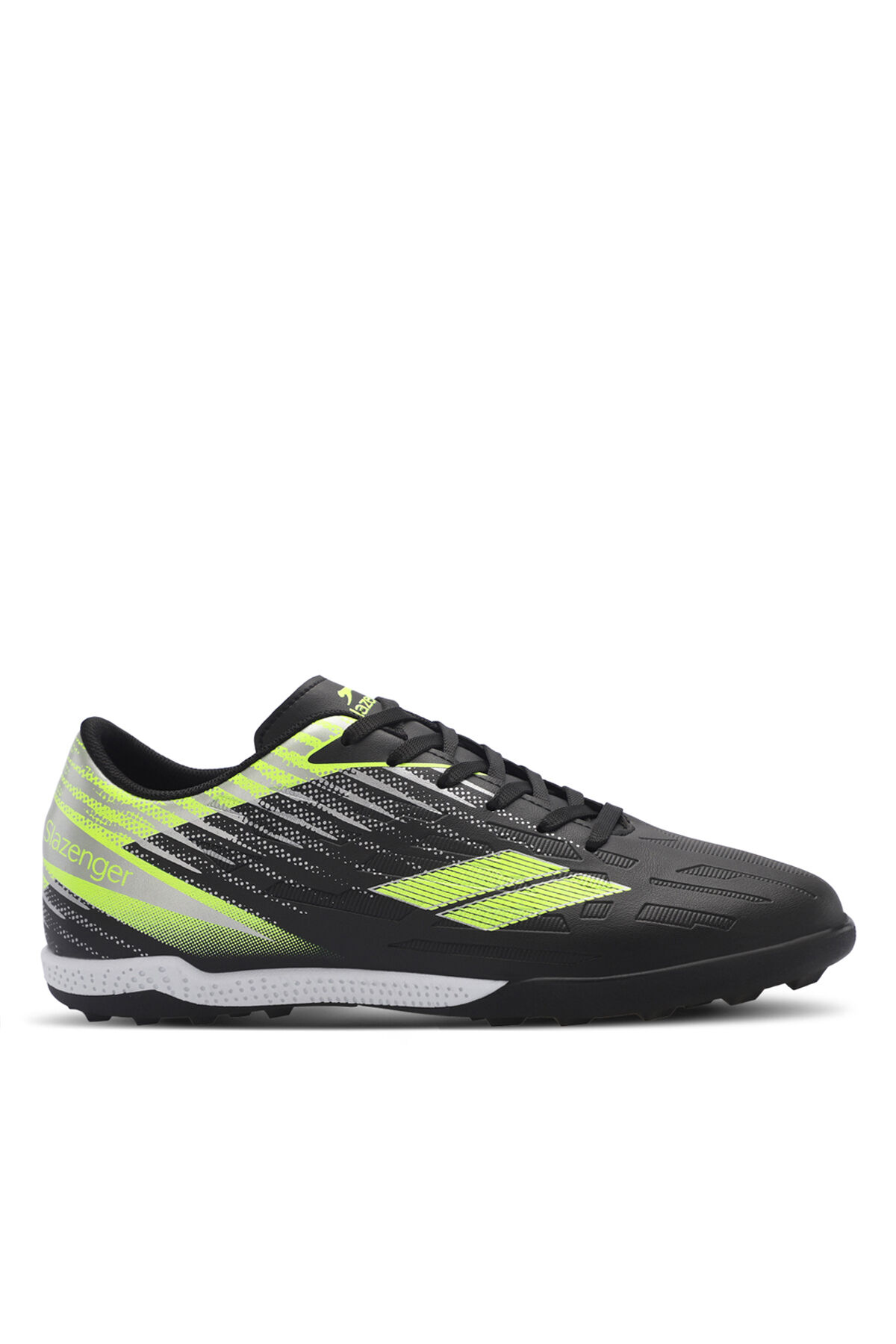 Slazenger CYPRUS HS Erkek Halı Saha Siyah / Yeşil Futbol Ayakkabısı