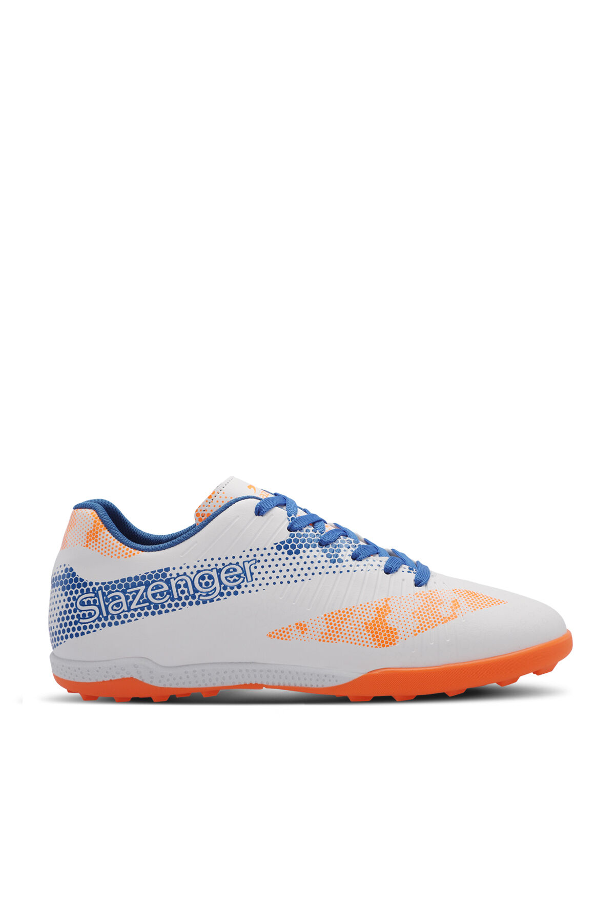 Slazenger CYPRUS HS Erkek Çocuk Halı Saha Beyaz / Saks Mavi Futbol Ayakkabısı