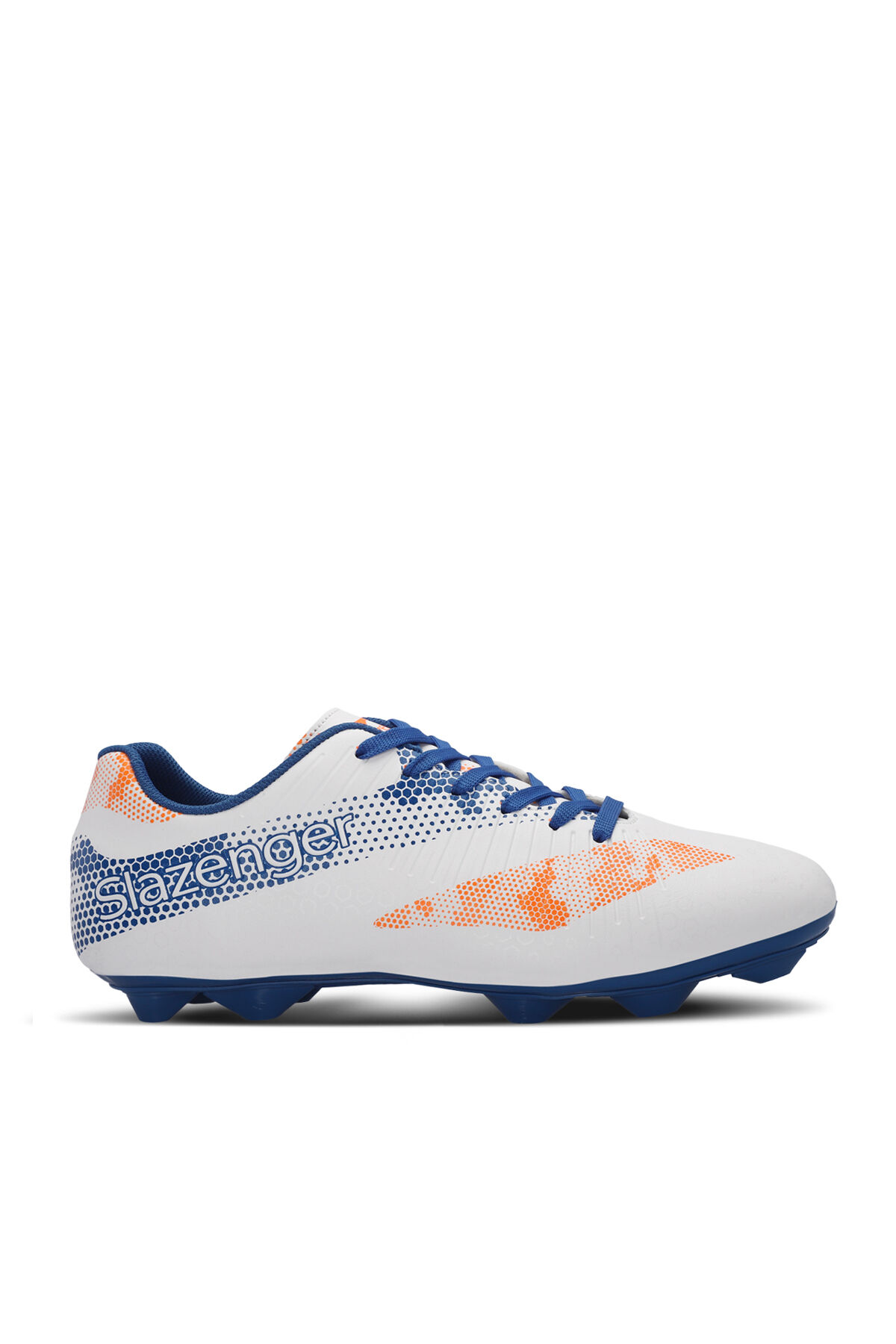 Slazenger CYPRUS KRP Erkek Çocuk Krampon Beyaz / Saks Mavi Futbol Ayakkabısı