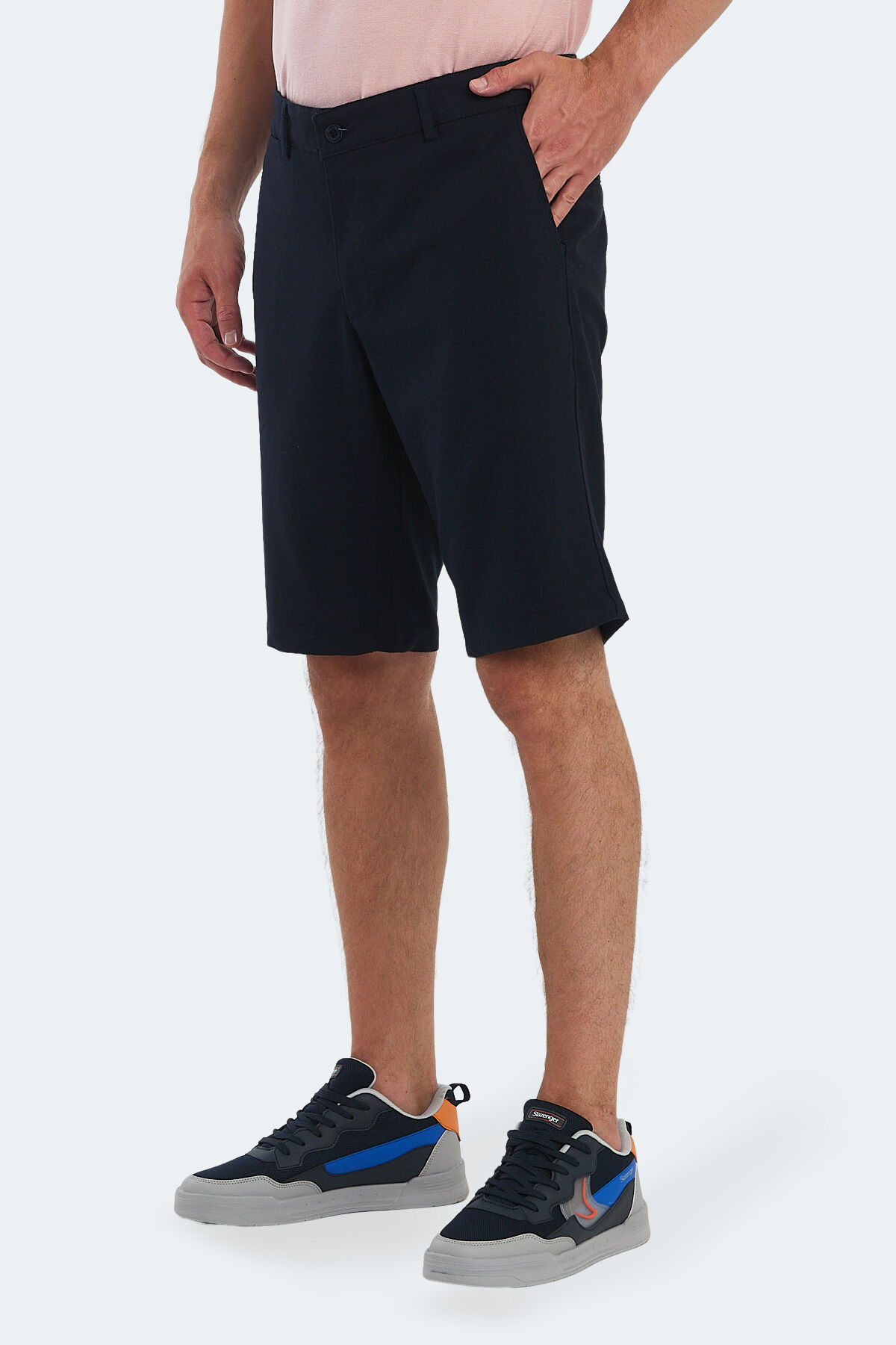 Slazenger EASILY IN Erkek Cepli Lacivert Şort