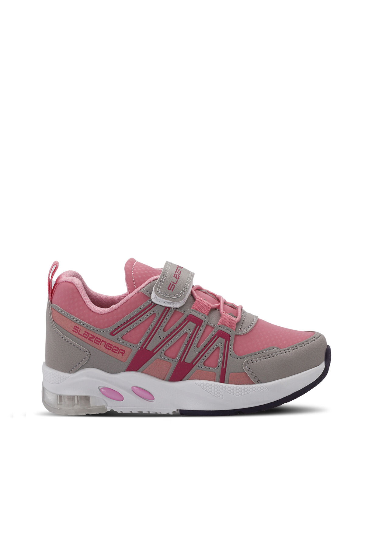 Slazenger ELIPS Unisex Çocuk  Gri / Pembe Sneaker
