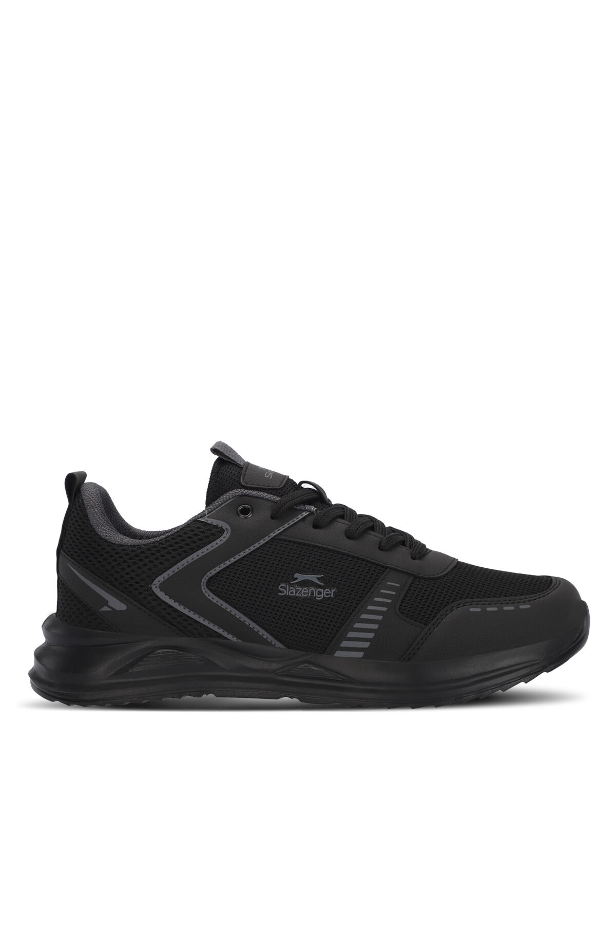 Slazenger GUMMY I Erkek  Siyah / Siyah Koşu & Yürüyüş Spor Ayakkabısı