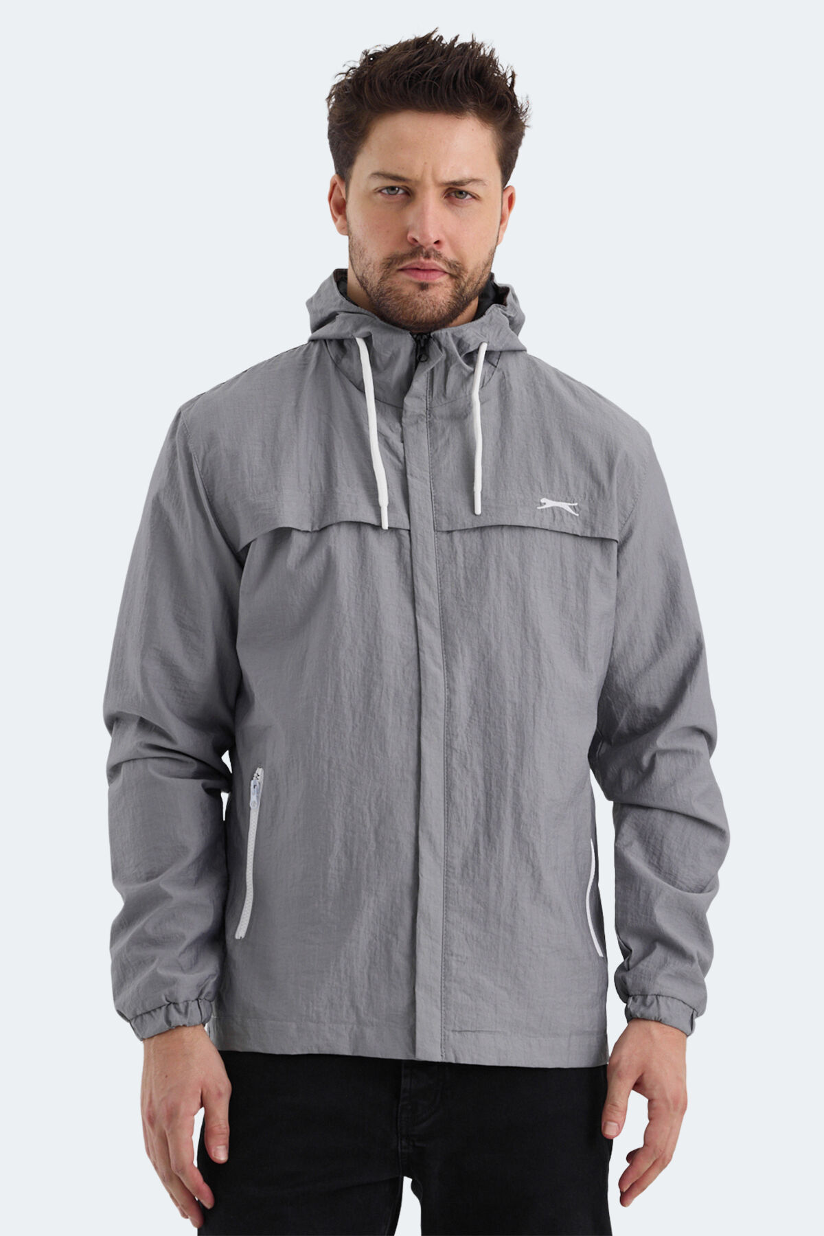 Slazenger HANGA Erkek  Koyu Gri Yağmurluk