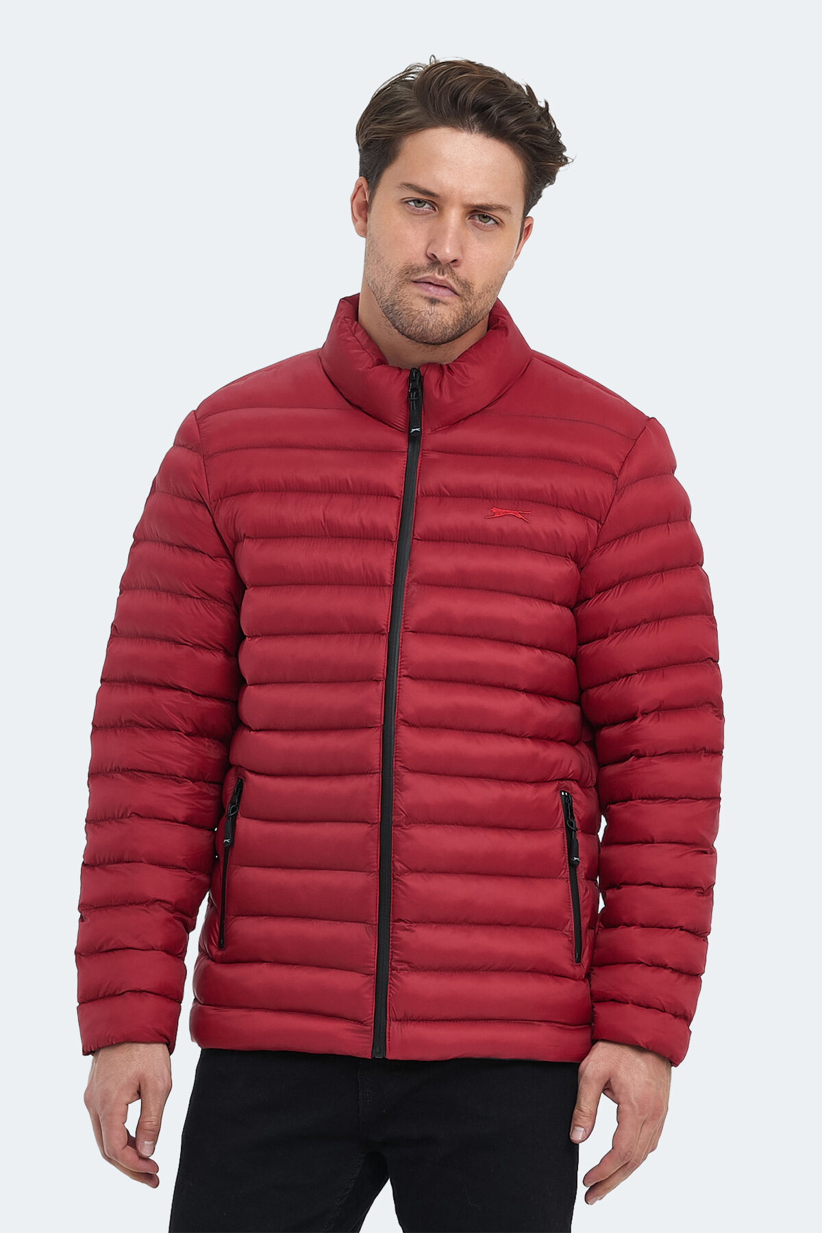Slazenger HAYDEN IN Erkek Şişme Kırmızı Mont & Kaban