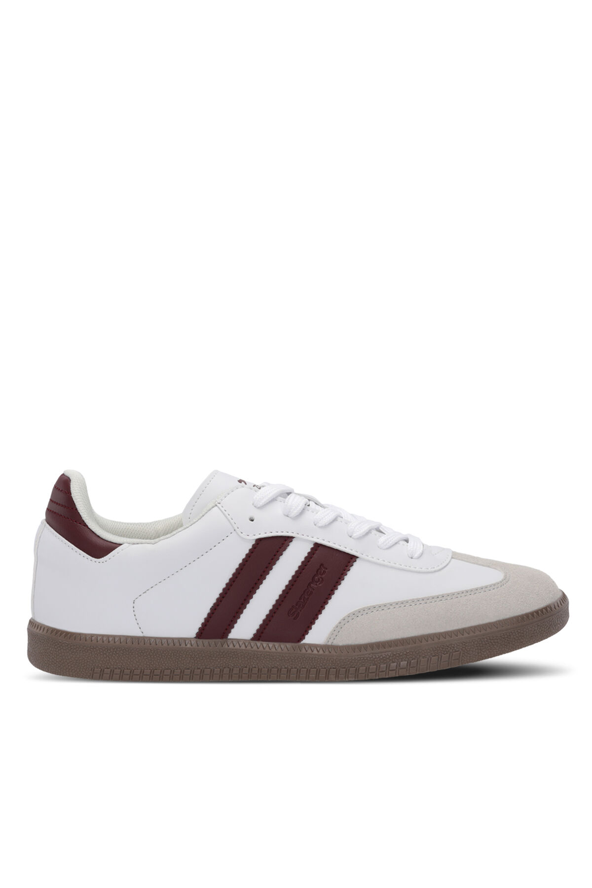 Slazenger ITALY I Erkek  Beyaz / Bordo Günlük Spor Ayakkabısı