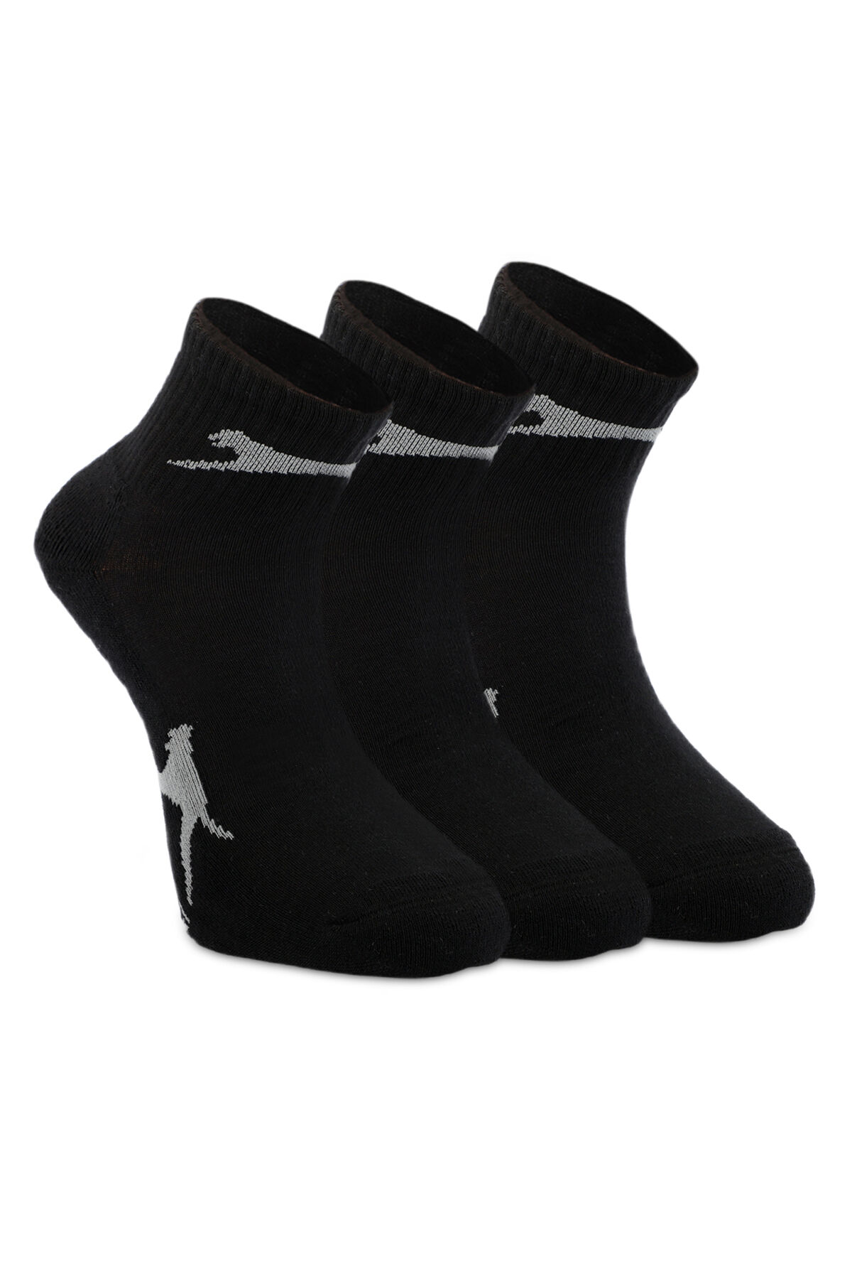 Slazenger JACOBA NEW 3 lü Erkek Spor Siyah Çorap