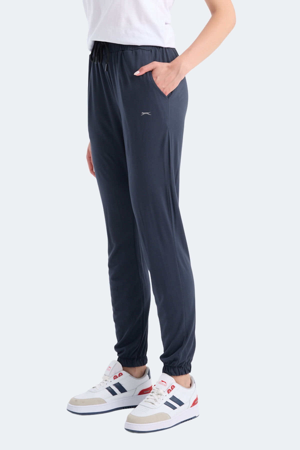 Slazenger KAIDA IN Kadın Cepli Koyu Gri Eşofman Altı