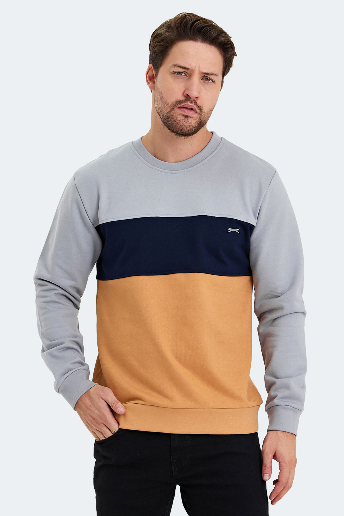 Slazenger KALYN IN Erkek  Gri Sweatshırt
