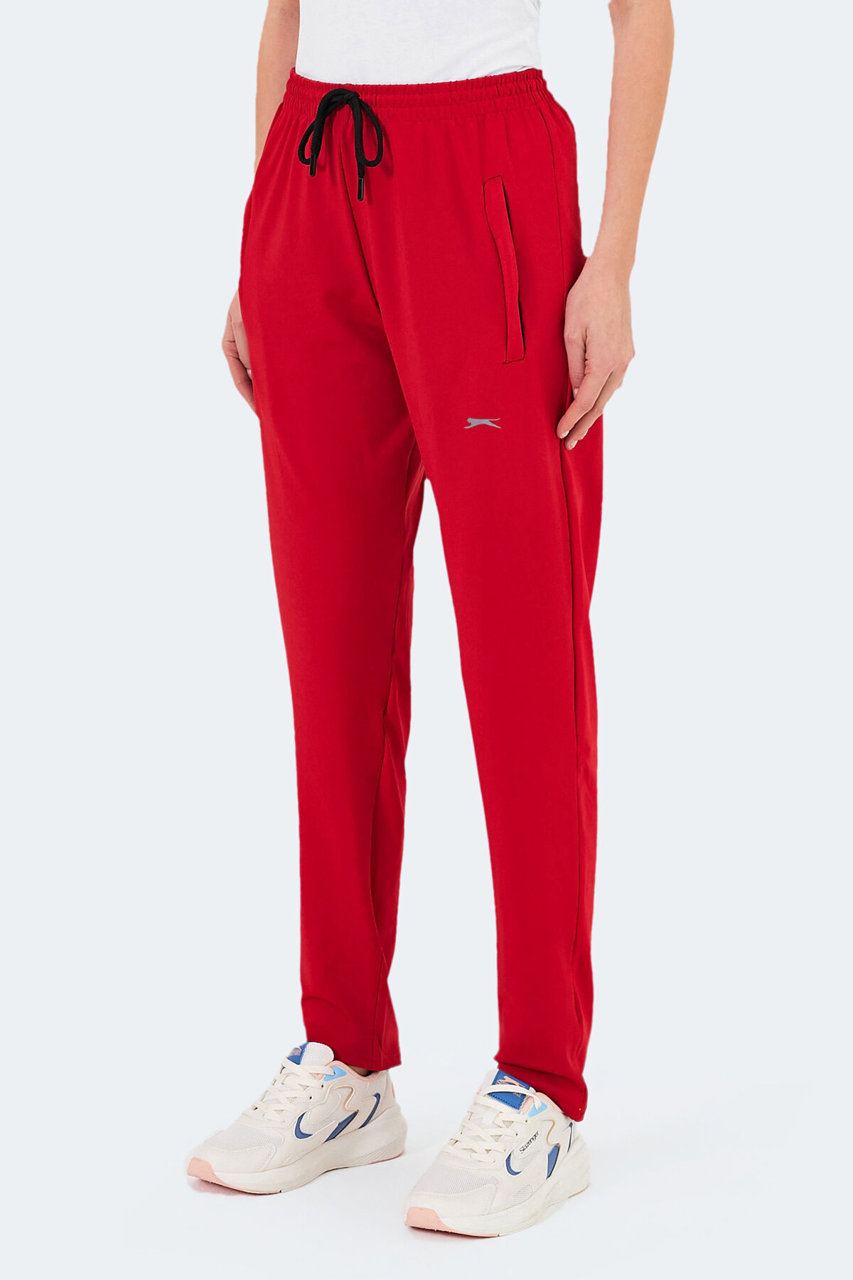 Slazenger KARMOR IN Kadın Cepli Kırmızı Eşofman Altı