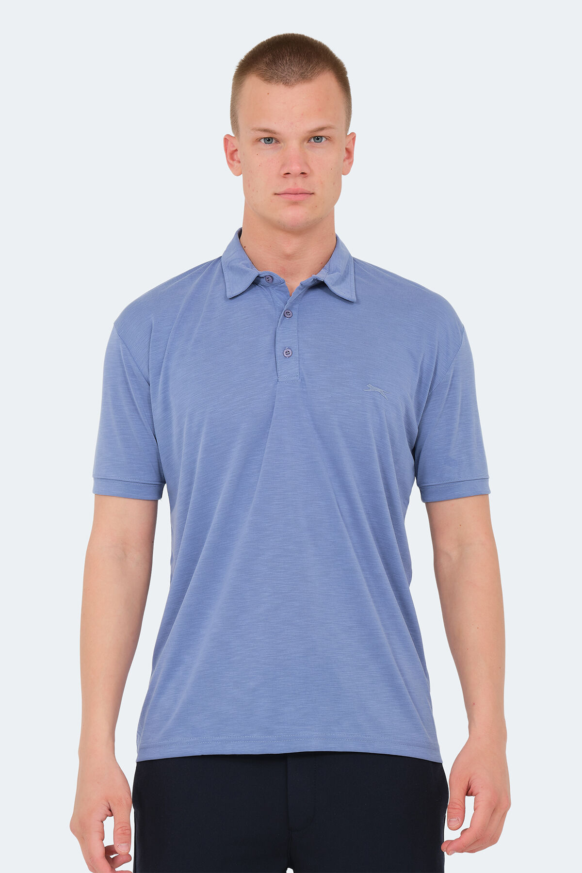 Slazenger KATSURO Erkek Polo Yaka Mor Tişört