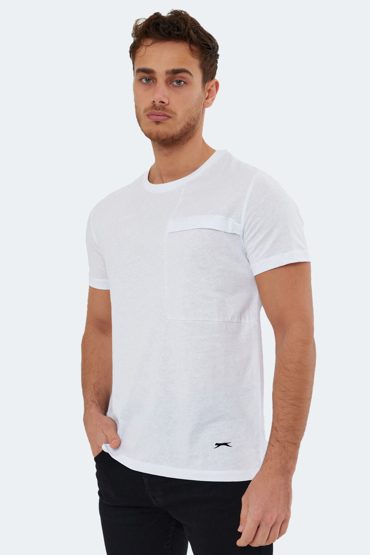 Slazenger KAURI IN Erkek  Beyaz Tişört
