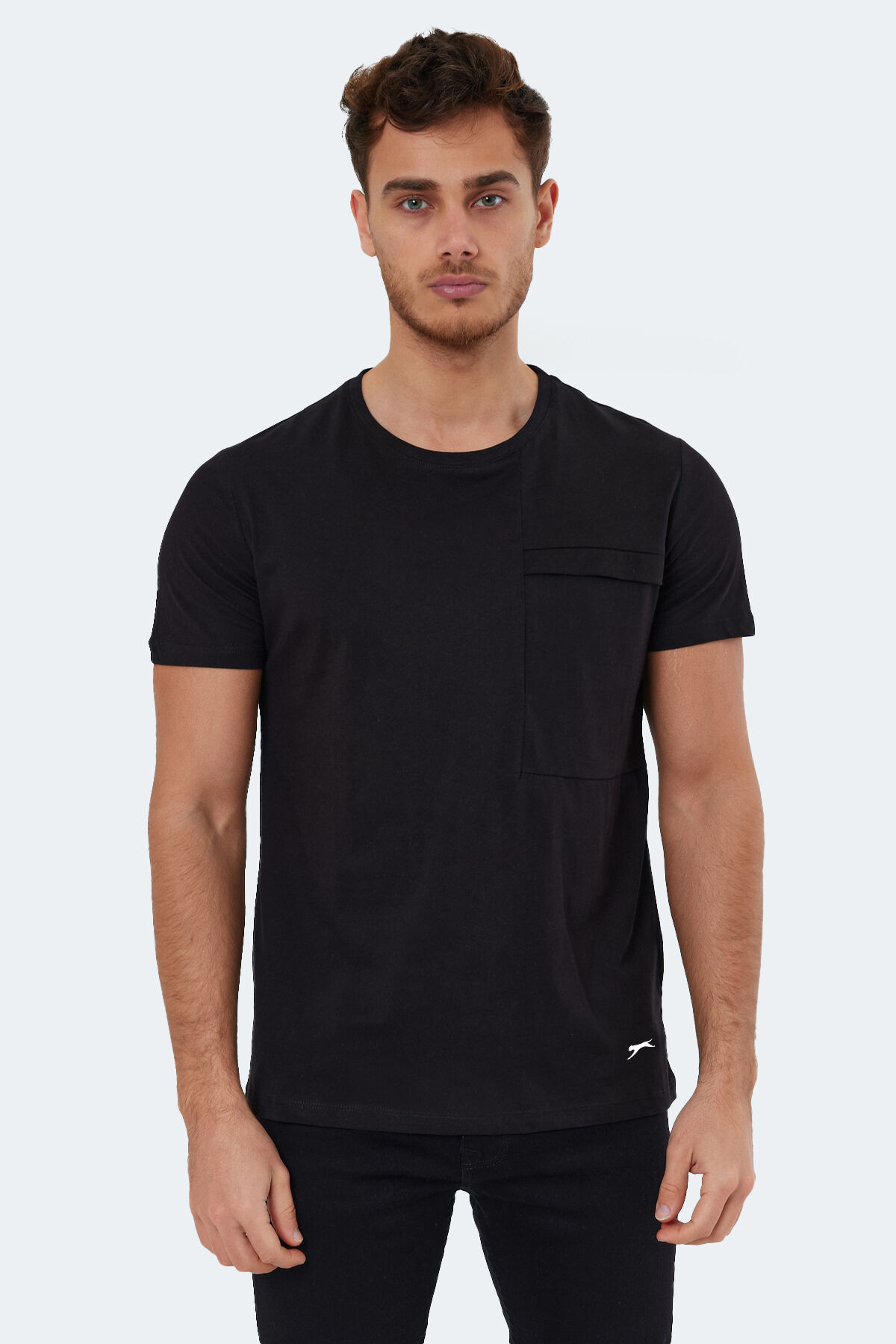 Slazenger KAURI IN Erkek  Siyah Tişört