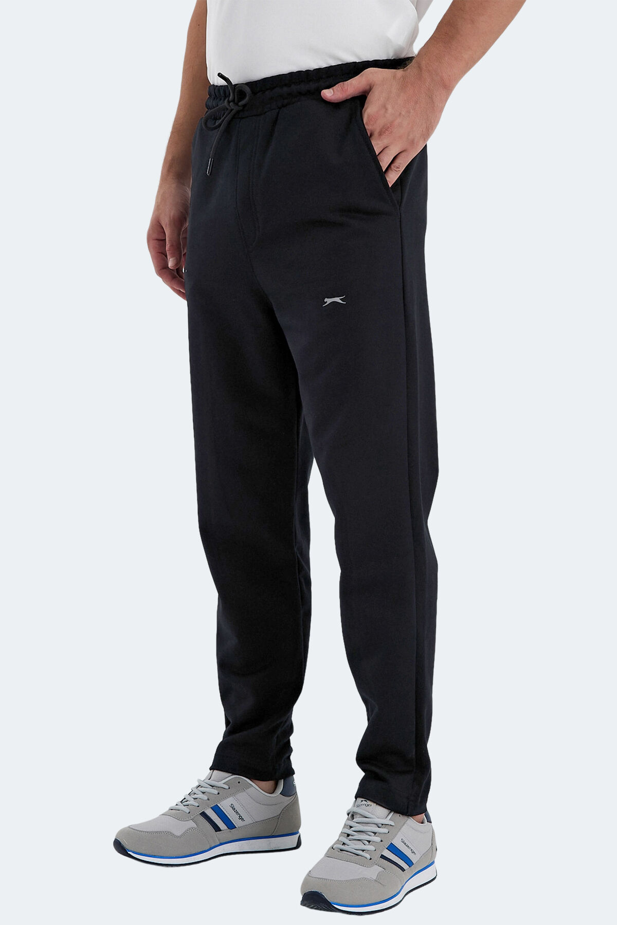 Slazenger KAYETAN Erkek Cepli Siyah Eşofman Altı
