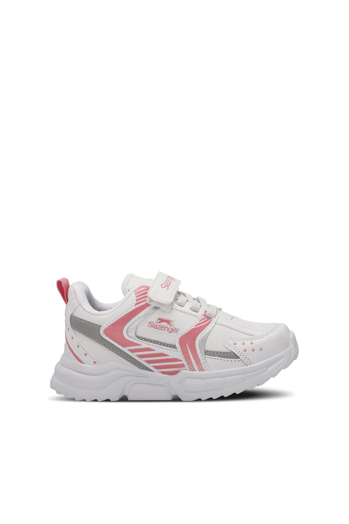 Slazenger KENDALL Kız Çocuk Cırt Cırtlı Beyaz / Pembe Günlük Spor Ayakkabısı