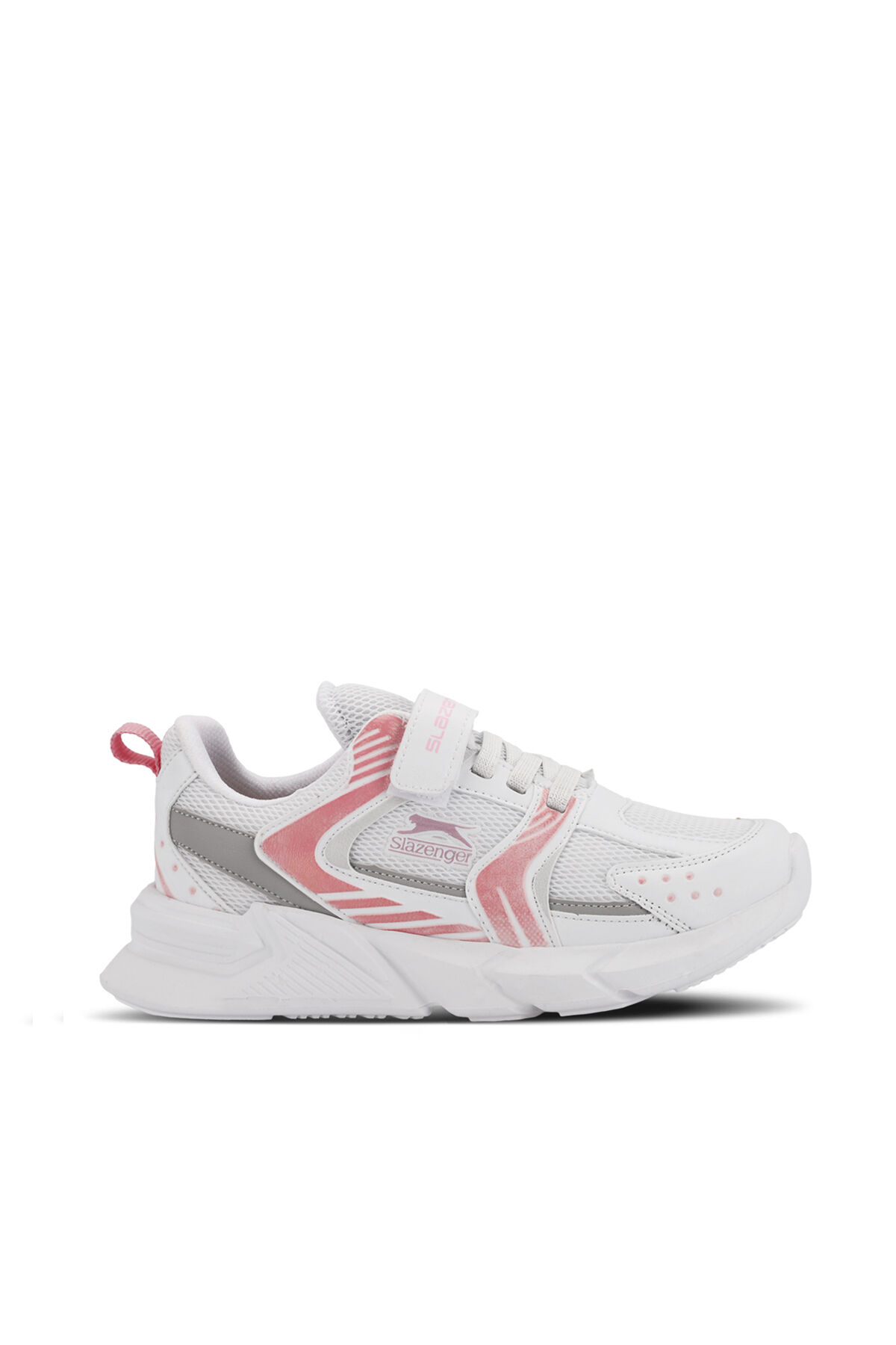 Slazenger KENDALL Kız Çocuk Cırt Cırtlı Beyaz / Pembe Günlük Spor Ayakkabısı