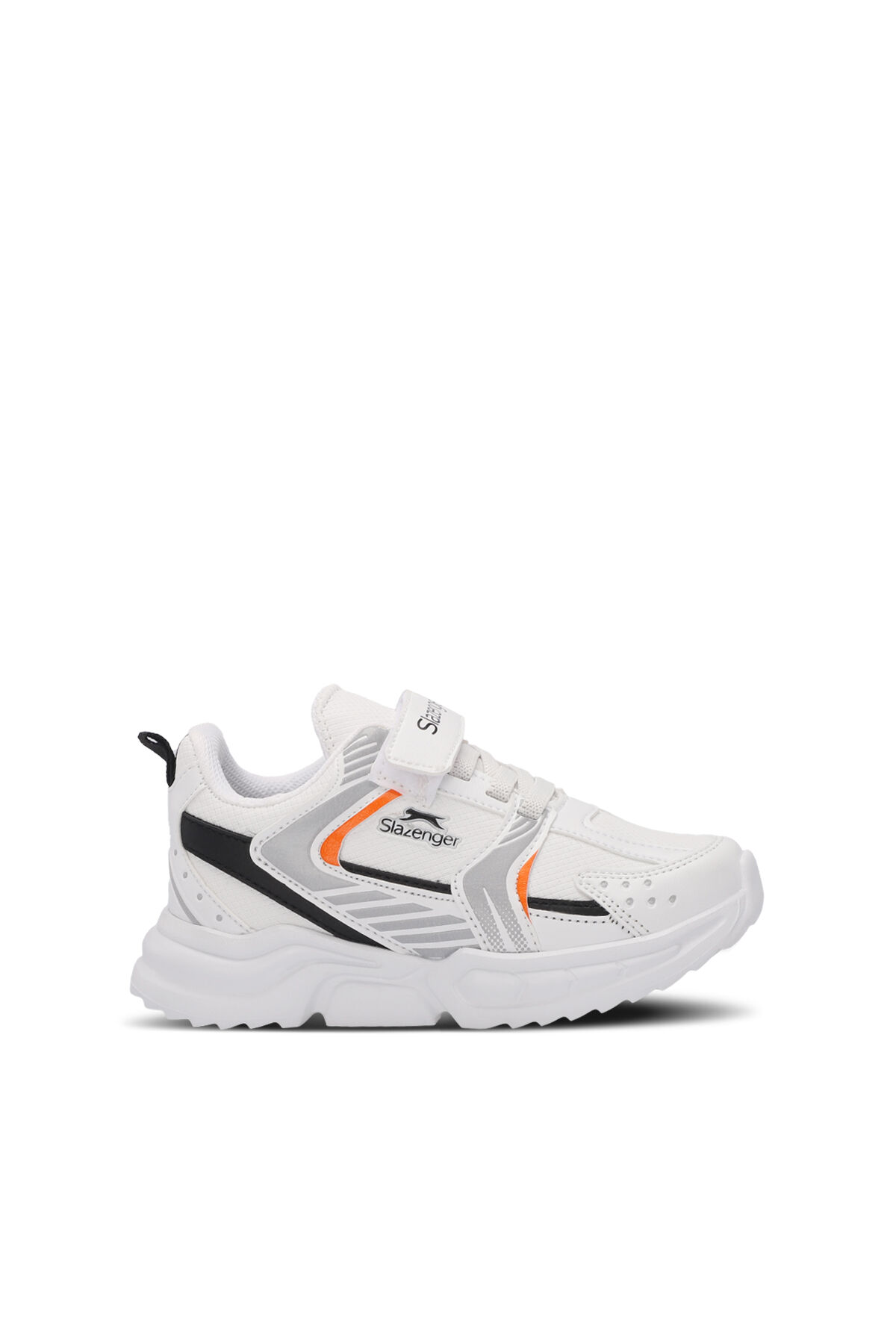 Slazenger KENDALL Unisex Çocuk Cırt Cırtlı Beyaz / Turuncu Günlük Spor Ayakkabısı