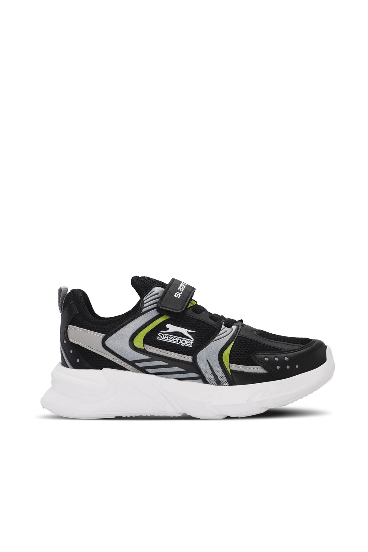 Slazenger KENDALL Unisex Çocuk Cırt Cırtlı Siyah / Beyaz Günlük Spor Ayakkabısı