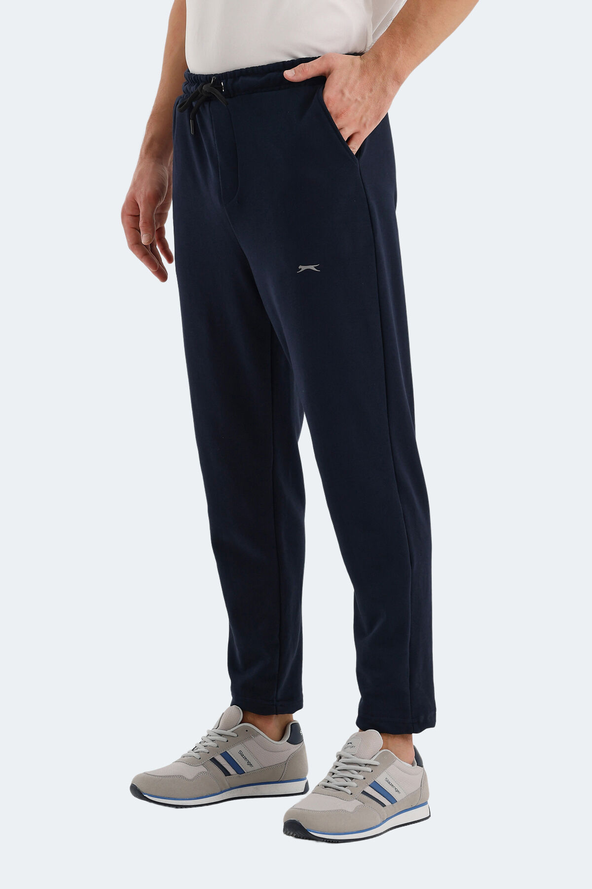Slazenger KENNARD IN Erkek Fermuar Cepli Lacivert Eşofman Altı