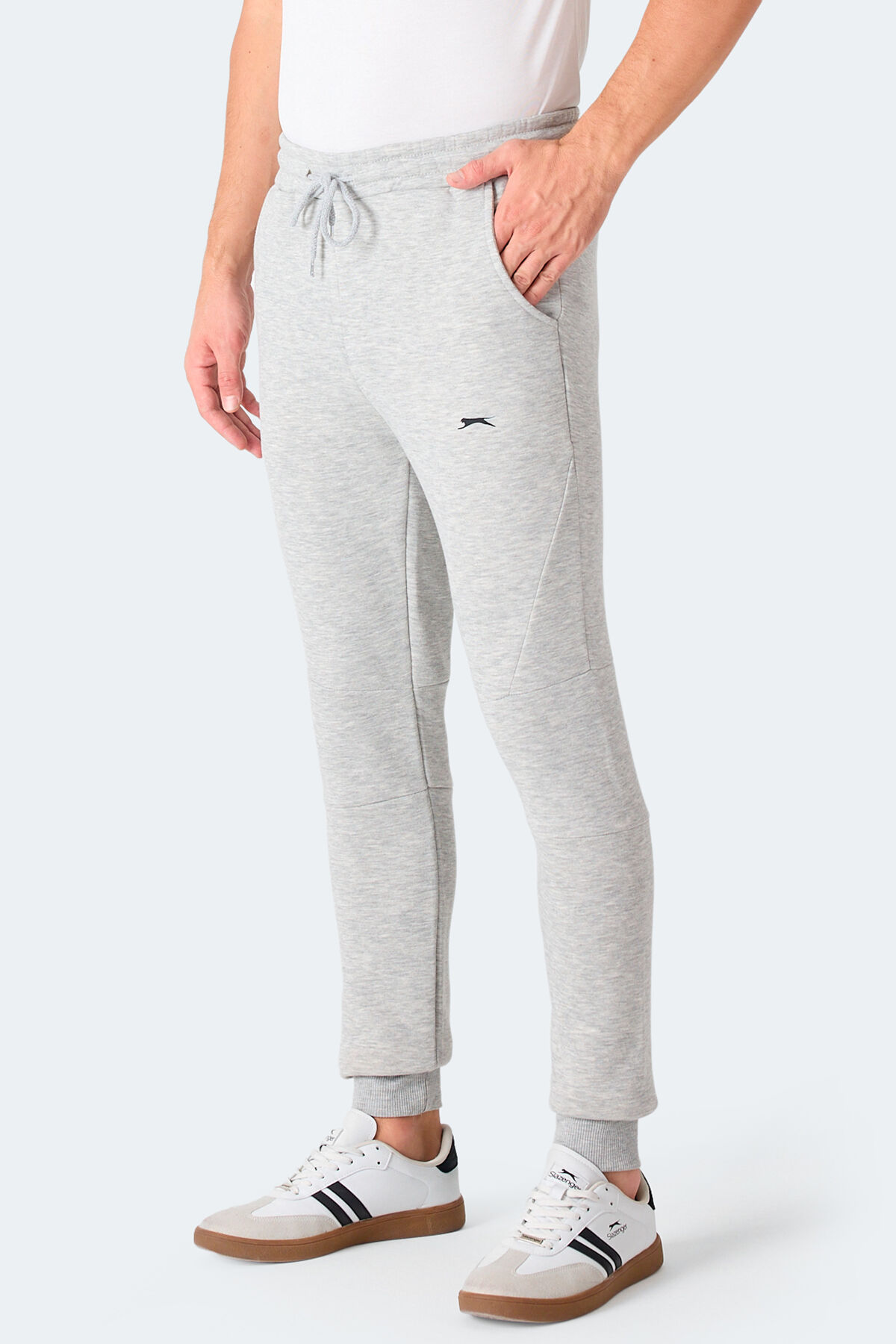 Slazenger KERR IN Erkek Cepli Gri Eşofman Altı