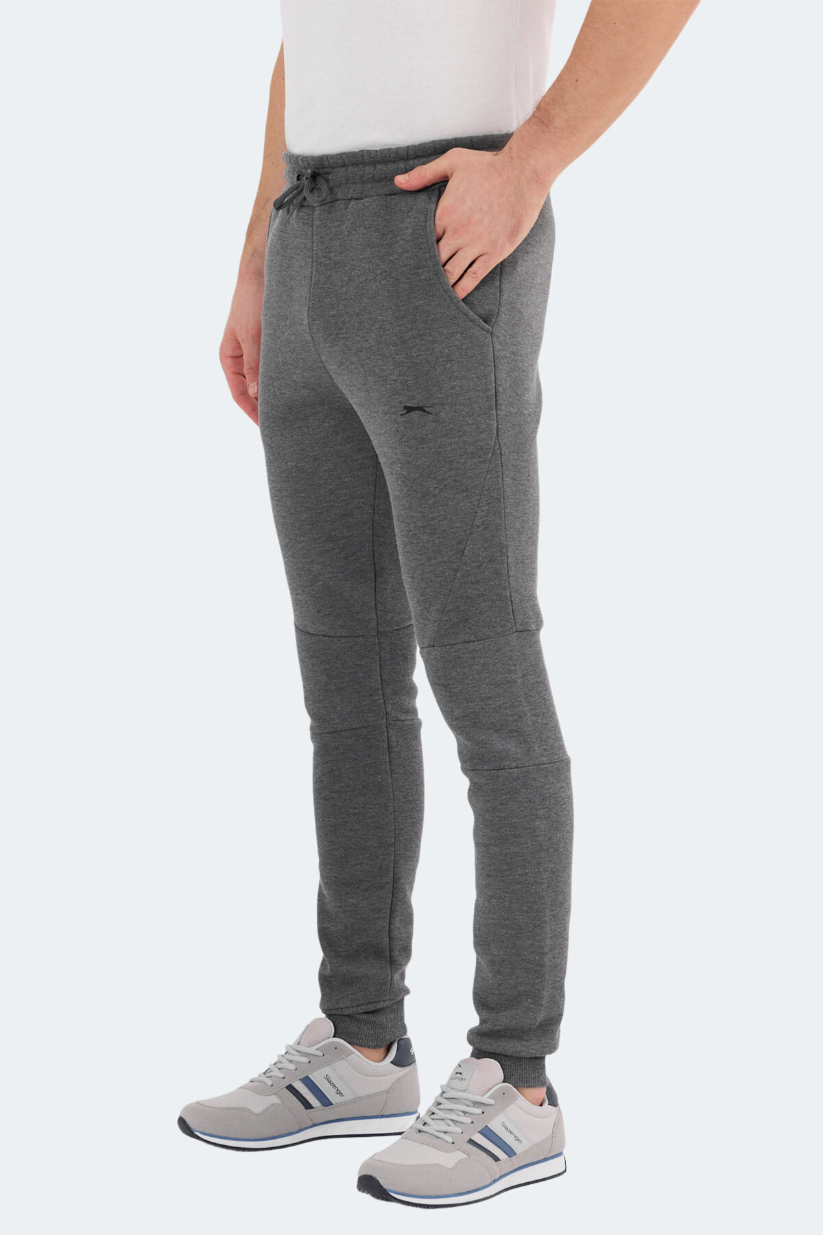 Slazenger KERR IN Erkek Cepli Koyu Gri Eşofman Altı