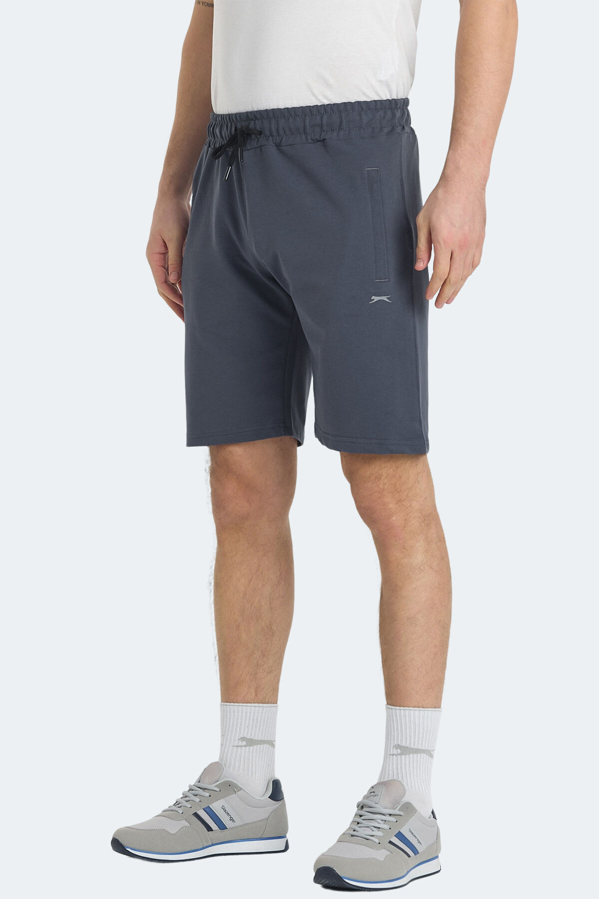 Slazenger KETUT IN Erkek Cepli Fıtness Koyu Gri Şort