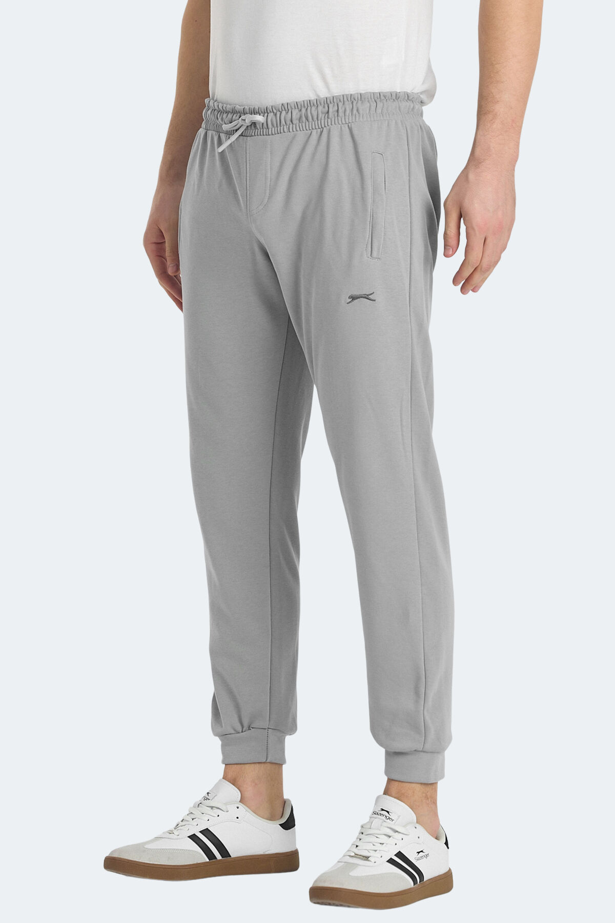 Slazenger KISHA IN Erkek Cepli Gri Eşofman Altı