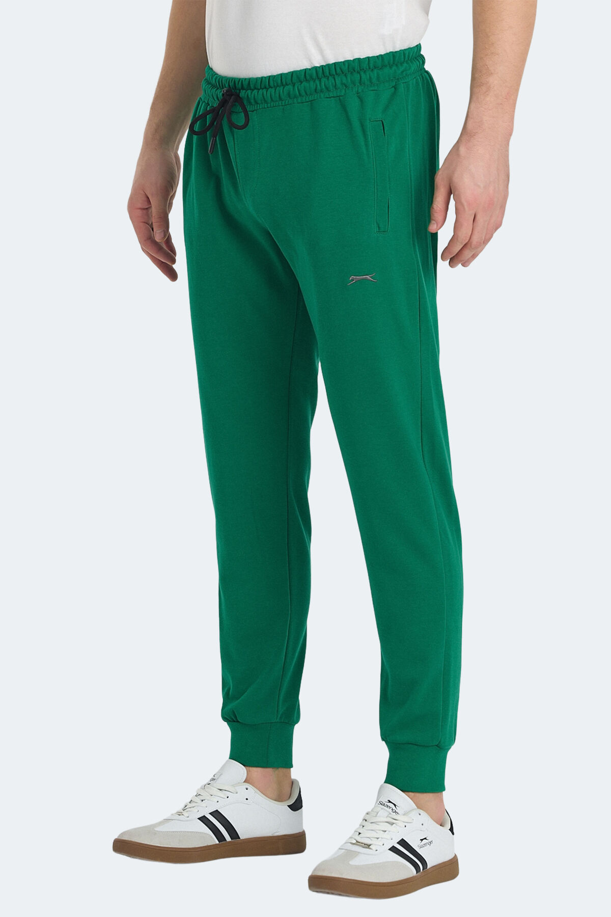 Slazenger KISHA IN Erkek Cepli Yeşil Eşofman Altı