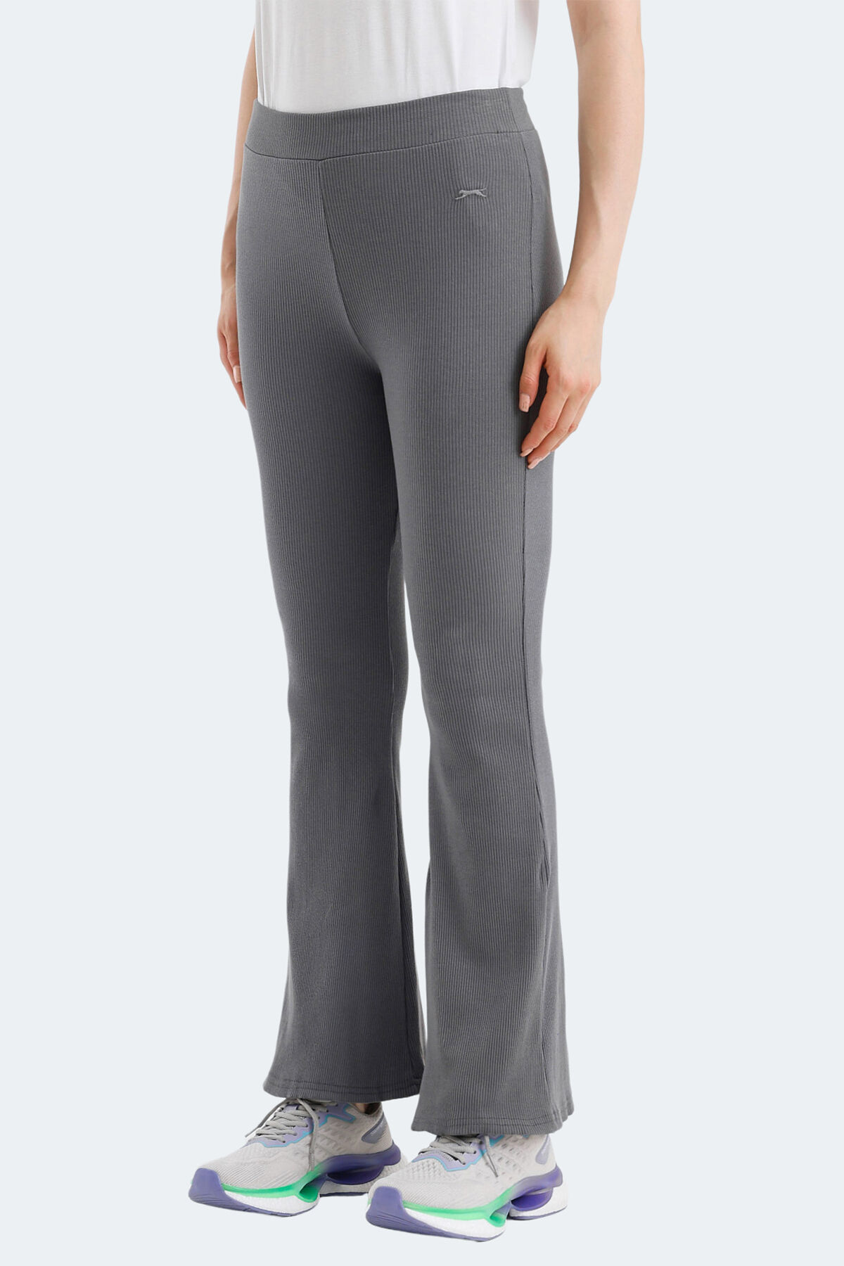 Slazenger KNOXY IN Kadın Bol Paça Koyu Gri Eşofman Altı