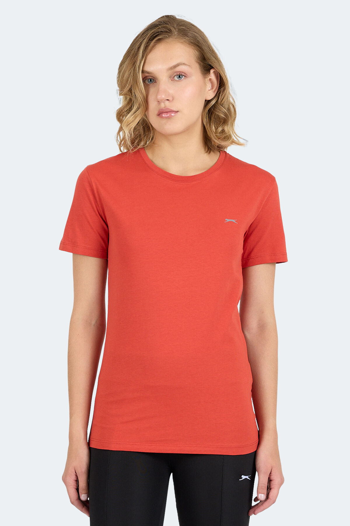 Slazenger KORNELI I Kadın Slim Fit Kiremit Tişört