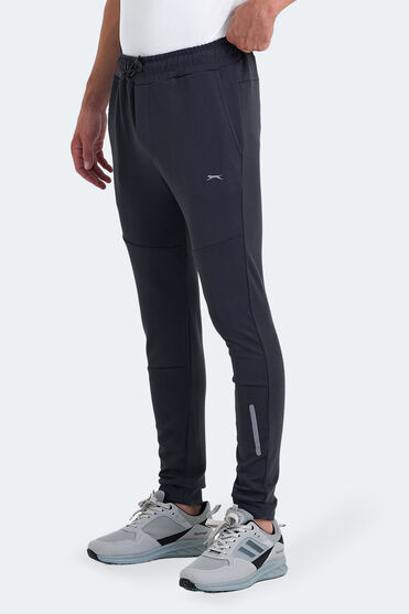 Slazenger KOX I Erkek Cepli Slim Fit Gri Eşofman Altı - 1 Alana 1 Bedava