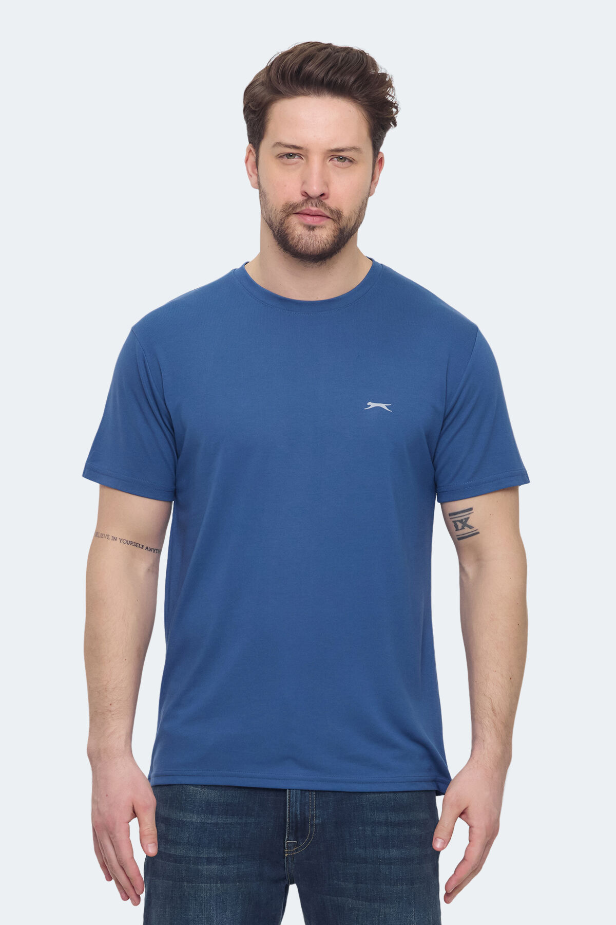 Slazenger KRATER Erkek  Indigo Tişört