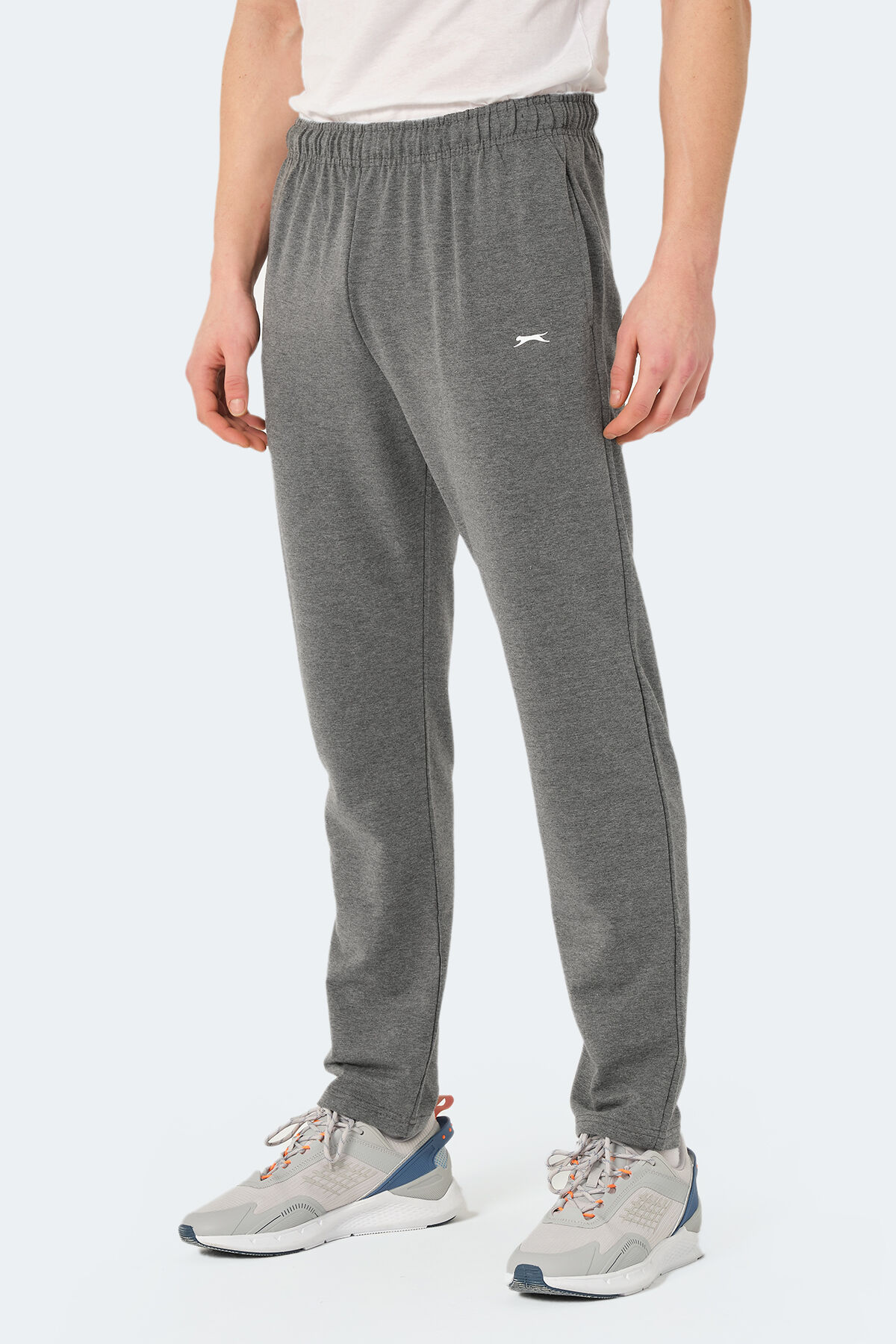 Slazenger KROX IN Erkek Cepli Koyu Gri Eşofman Altı
